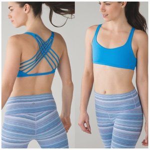 COPY - Lululemon Free to Be Bra in Neon Blue sz 8